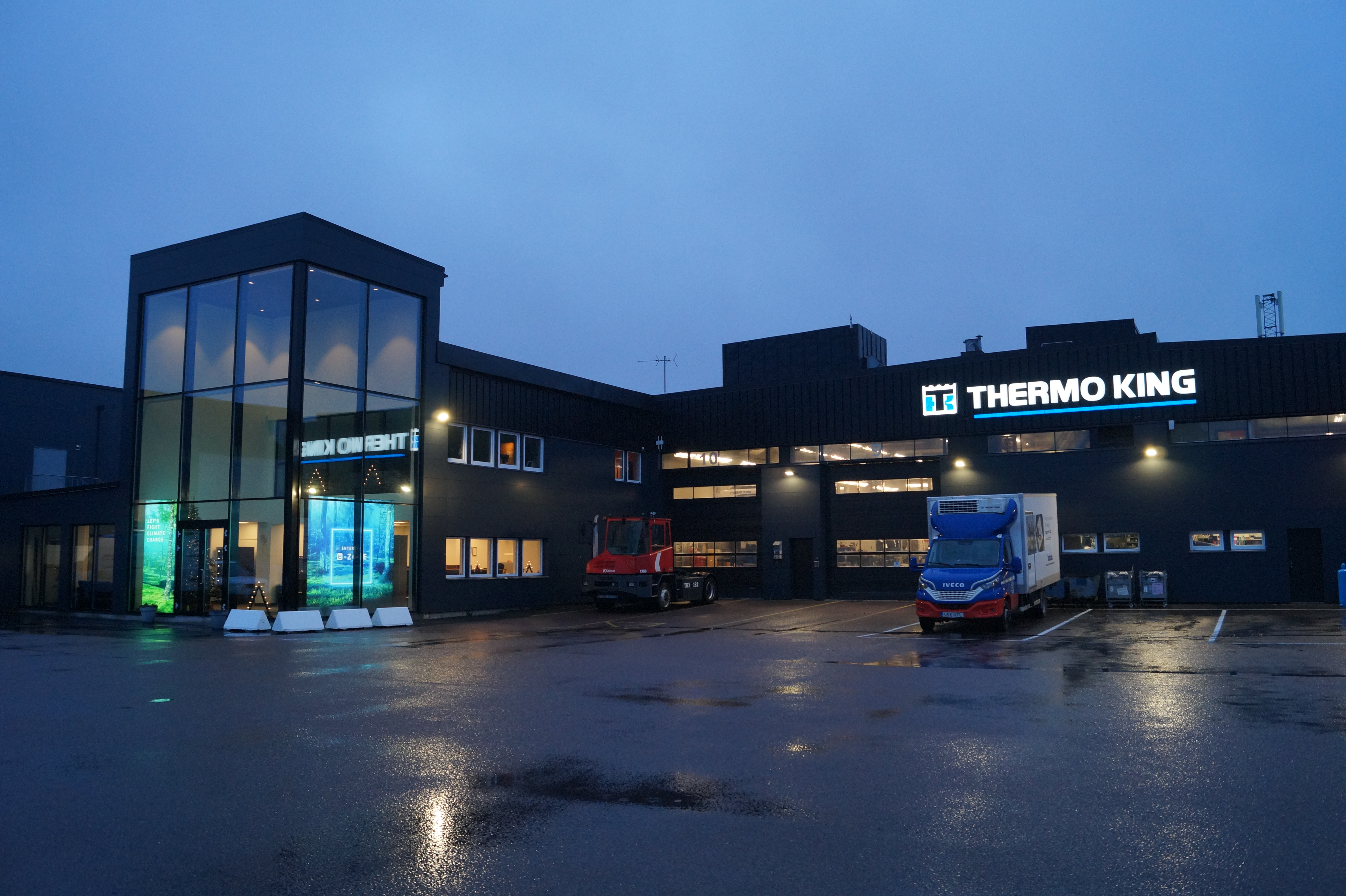 Ny fasad på Thermo King i Göteborg
